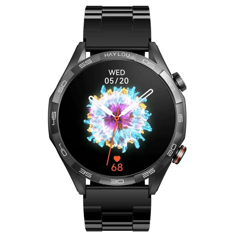 Montre Connectée HAYLOU SOLAR 5 AVEC BRACELET MÉTALLIQUE / Noir - photo 3