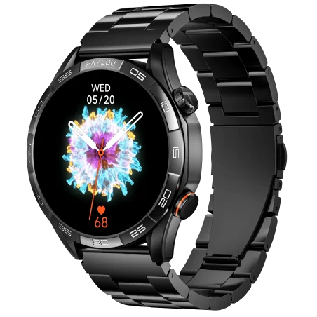 Montre Connectée HAYLOU SOLAR 5 AVEC BRACELET MÉTALLIQUE / Noir - photo 5