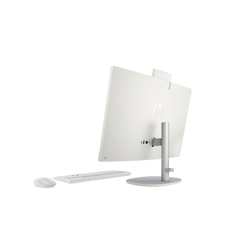 Pc de Bureau All in One HP 24-cr2013nk / Ultra 7 255U / 32 Go / 512 Go SSD / Windows 11 / Blanc coquillage - HP - photo 4