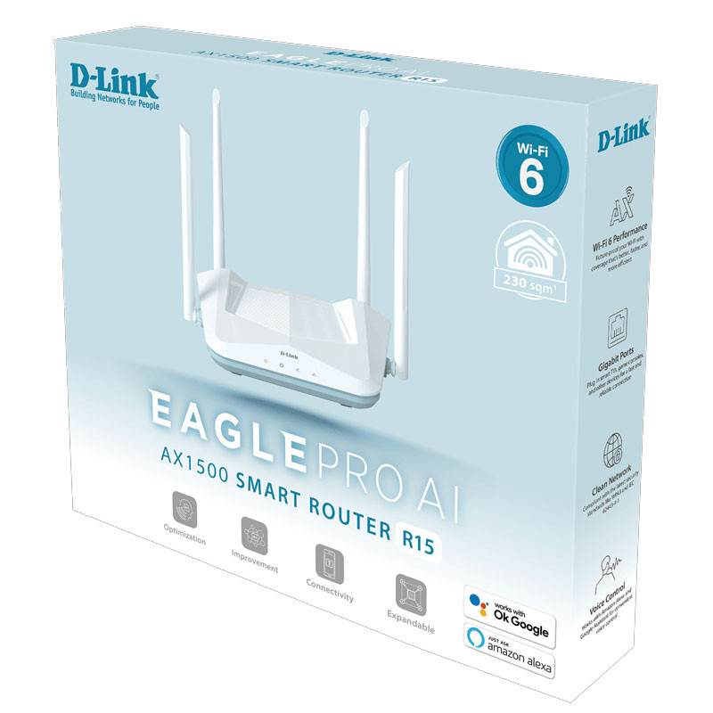 ROUTEUR D-LINK SANS FIL AX 1500 WIFI 6 DUAL BAND R15-BNA - D-Link - photo 4