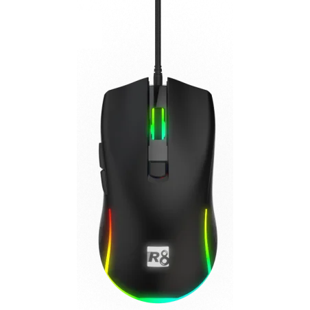 SOURIS 6D Gaming RGB LED Light  R8 1633 / 3 600 DPI / BLACK - photo 5