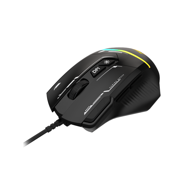 SOURIS OPTIQUE R8 8D / 7200 DPI / RGB / G208 / Noir - photo 4