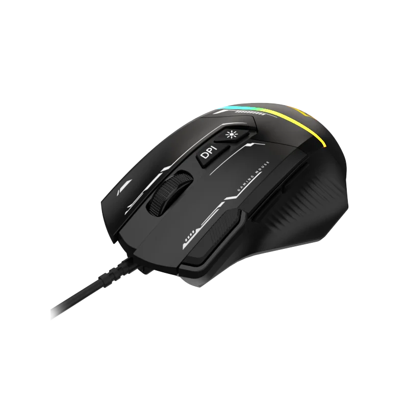 SOURIS OPTIQUE R8 8D / 7200 DPI / RGB / G208 / Noir - photo 4