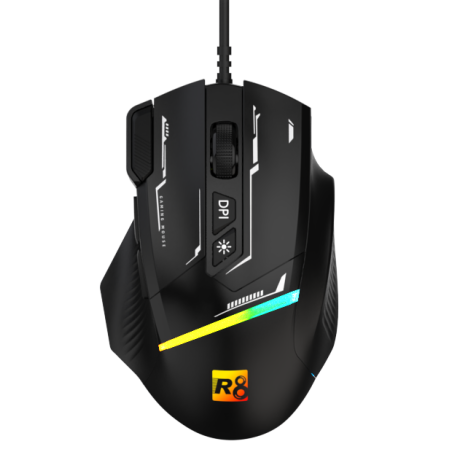 SOURIS OPTIQUE R8 8D / 7200 DPI / RGB / G208 / Noir - photo 7
