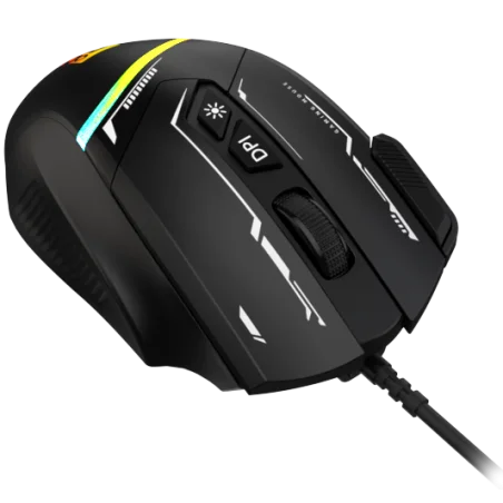 SOURIS OPTIQUE R8 8D / 7200 DPI / RGB / G208 / Noir - photo 8