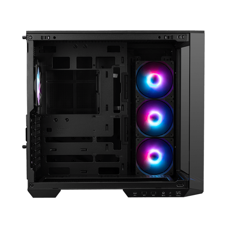 Boîtier Gaming Moyen Tour MSI MAG PANO 100R PZ / ATX / ARGB / Noir - MSI - photo 2