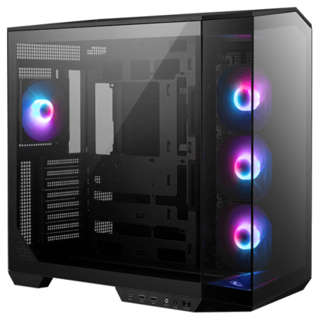 Boîtier Gaming Moyen Tour MSI MAG PANO 100R PZ / ATX / ARGB / Noir - MSI - photo 4