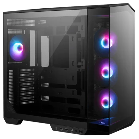 Boîtier Gaming Moyen Tour MSI MAG PANO 100R PZ / ATX / ARGB / Noir - MSI - photo 4