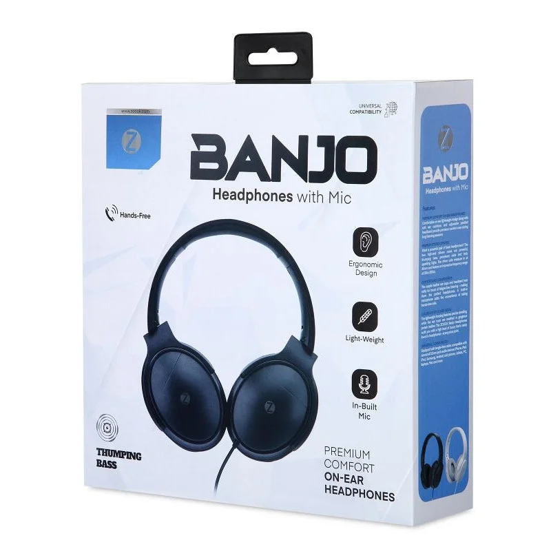 Micro Casque Filaire ZOOOK Banjo / Noir - photo 7