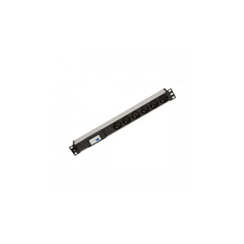 Multiprise Rackable W&T 2260C 6 Prises Avec disjoncteur / Noir - photo 1