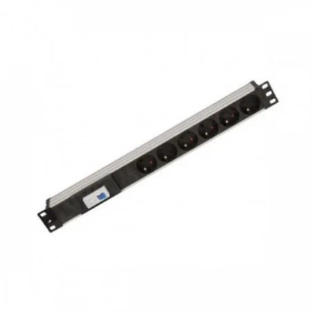 Multiprise Rackable W&T 2260C 6 Prises Avec disjoncteur / Noir - photo 3