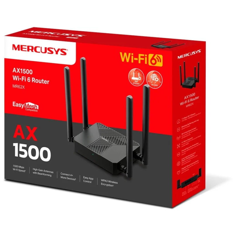 ROUTEUR MERCUSYS AX1500 DUAL BAND WIFI 6 - photo 4