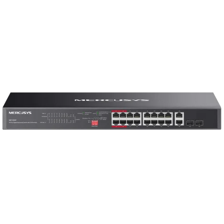 Switch Rackable Mercusys 16 Ports Giga PoE+ avec 2 Ports Giga et 2 SFP Slot 1Gb - photo 3