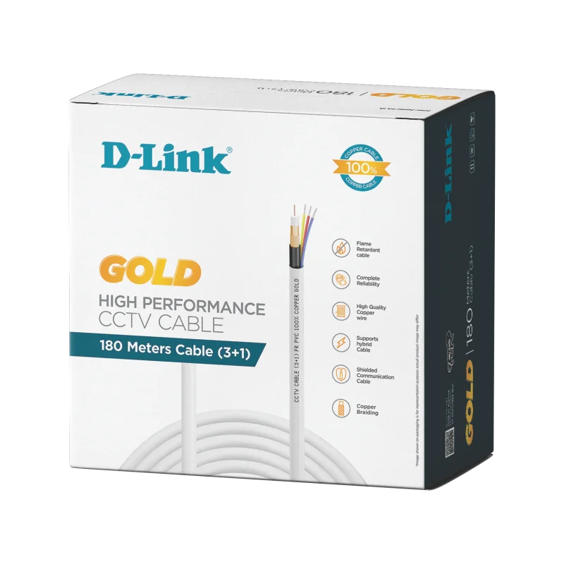 Câble D-LINK CCTV Coaxial