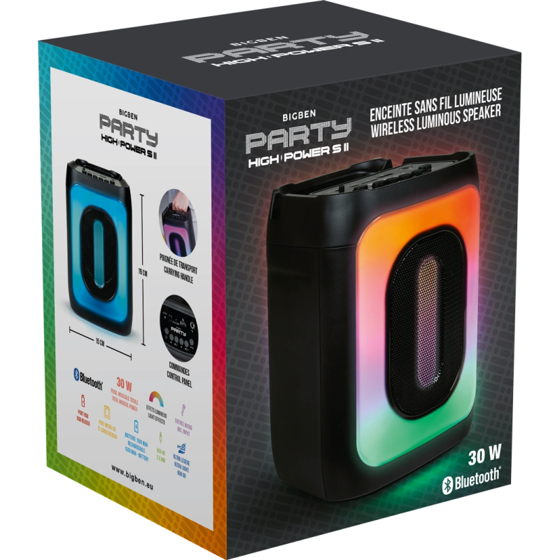Enceinte sans fil lumineuse BIGBEN PARTYBTHPS2 / Noir - photo 5