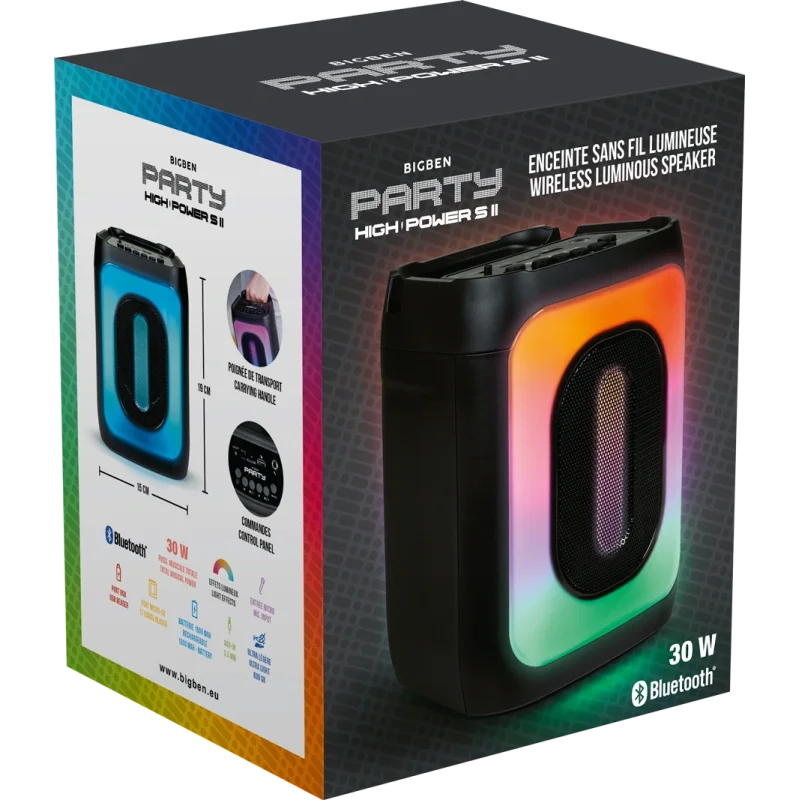 Enceinte sans fil lumineuse BIGBEN PARTYBTHPS2 / Noir - photo 5