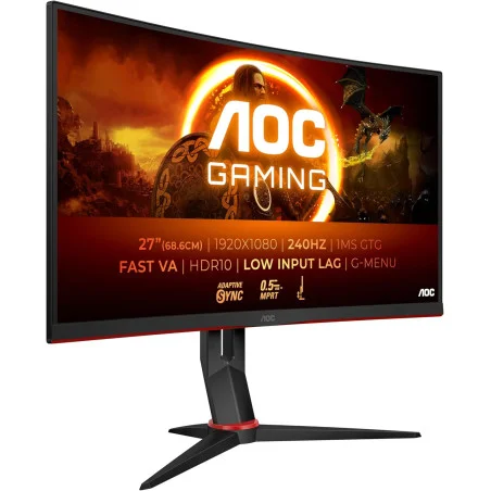 ECRAN GAMING AOC CURVED 27" FHD 280Hz VA 0,3Ms MPRT HDMI/DP / NOIR - photo 10