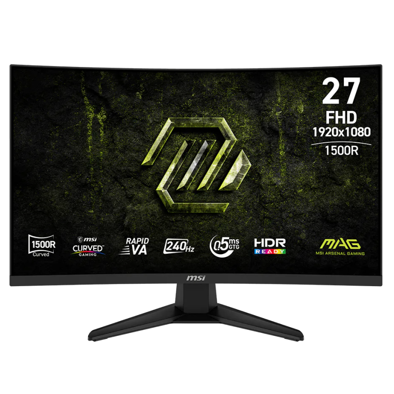 Écran Gaming MSI MAG275CF X24 CURVED 27" FHD RAPID VA 240Hz 0.5ms HDMI/DP / Noir - MSI - photo 1