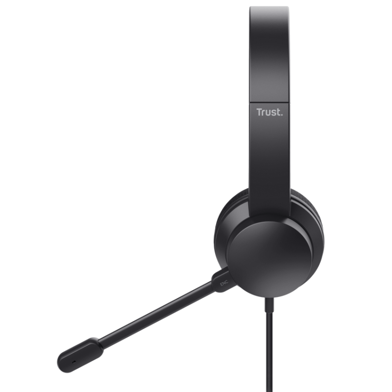 Micro Casque Filaire Trust Ayda USB Pour PC/ Noir - Trust - photo 4