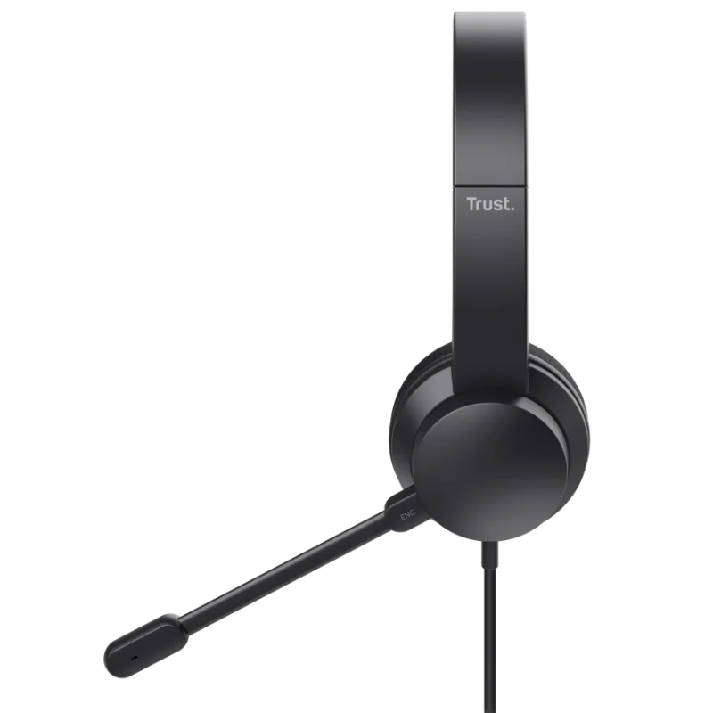 Micro Casque Filaire Trust Ayda USB Pour PC/ Noir - Trust - photo 4