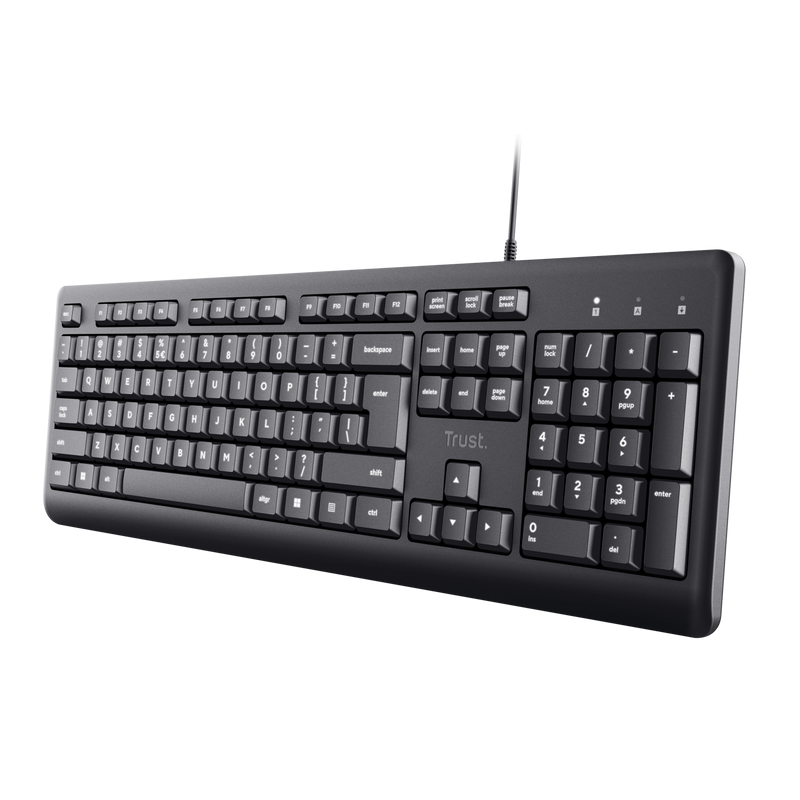 Clavier Filaire TRUST PRIMO AZERTY Français / Noir - Trust - photo 2