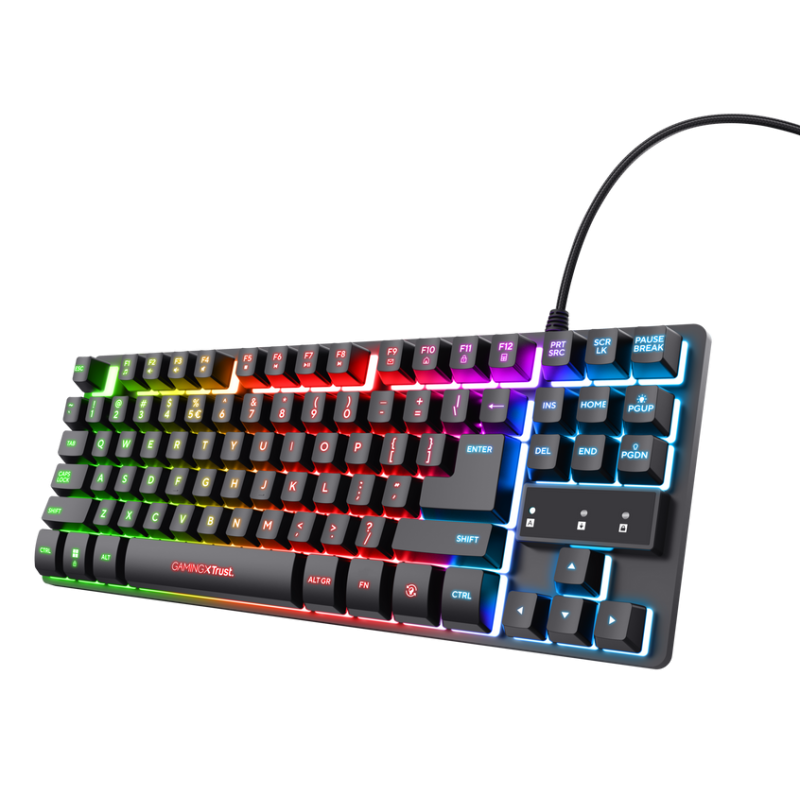 Clavier Gamer Filaire TRUST Thado GXT 833 / Noir - Trust - photo 1