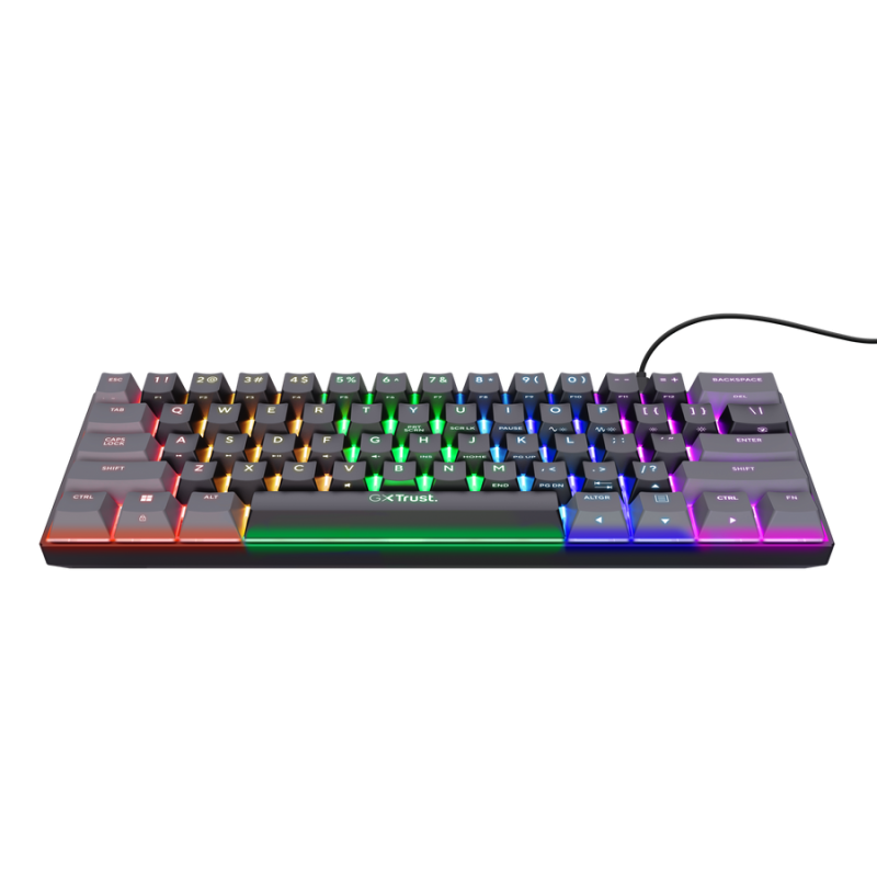 Mini Clavier Gamer Filaire Mécanique TRUST ACIRA GXT867 / Noir - Trust - photo 3