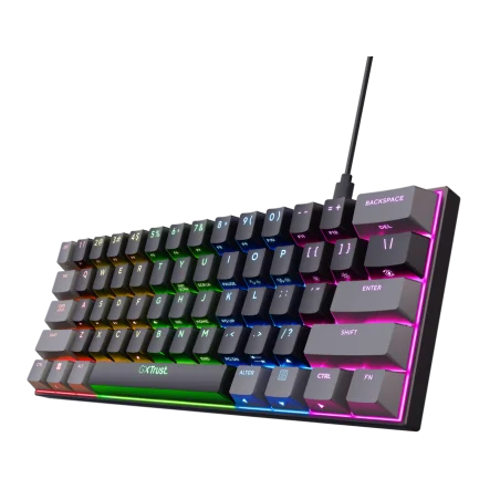 Mini Clavier Gamer Filaire Mécanique TRUST ACIRA GXT867 / Noir - Trust - photo 8