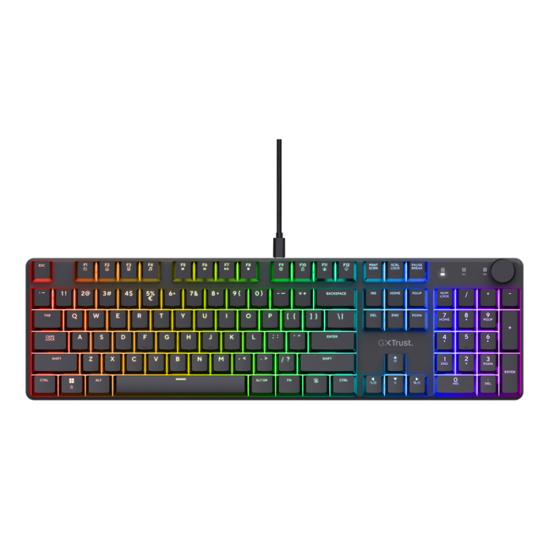 Clavier Gamer Filaire Mécanique TRUST TORIX GXT 866 / Noir - Trust - photo 2