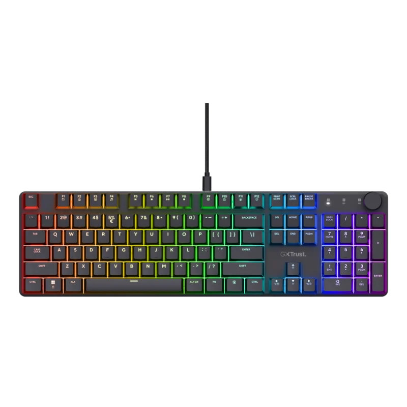Clavier Gamer Filaire Mécanique TRUST TORIX GXT 866 / Noir - Trust - photo 2
