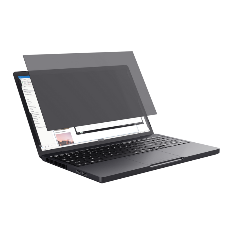 Filtre de confidentialité TRUST Primo pour ordinateur portable 15.6" / Noir - Trust - photo 1