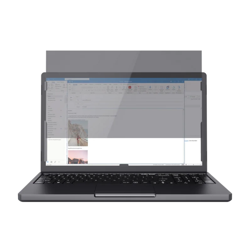 Filtre de confidentialité TRUST Primo pour ordinateur portable 15.6" / Noir - Trust - photo 2