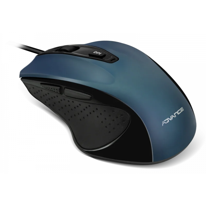 Souris Filaire ADVANCE Shape 6D USB / Bleu - photo 2