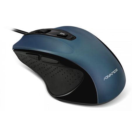 Souris Filaire ADVANCE Shape 6D USB / Bleu - photo 6