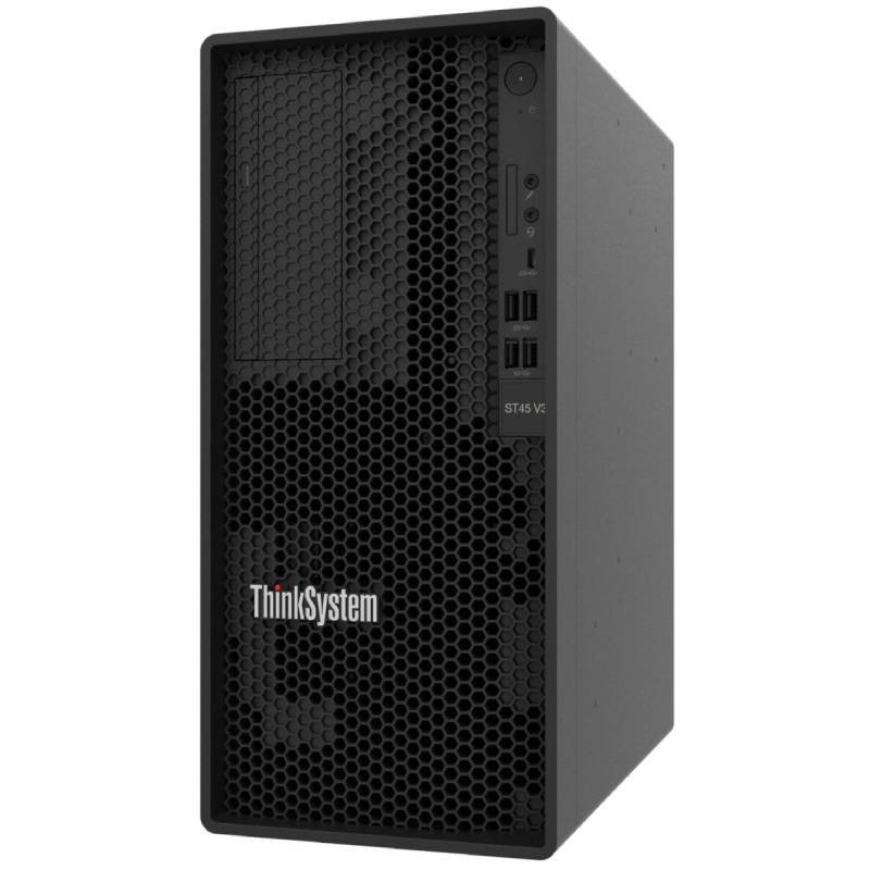 Serveur LENOVO ThinkSystem ST45 V3 AMD EPYC 4124P / 16 Go  2x 480 Go SSD - Lenovo - photo 1