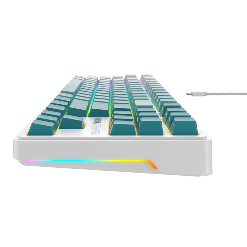Clavier Gamer Filaire HAVIT KB901L / RGB BACKLIT / Blanc - photo 3