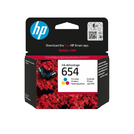 Cartouche D’encre HP 7FP38UE Authentique 654 / Trois Couleurs - HP - photo 3