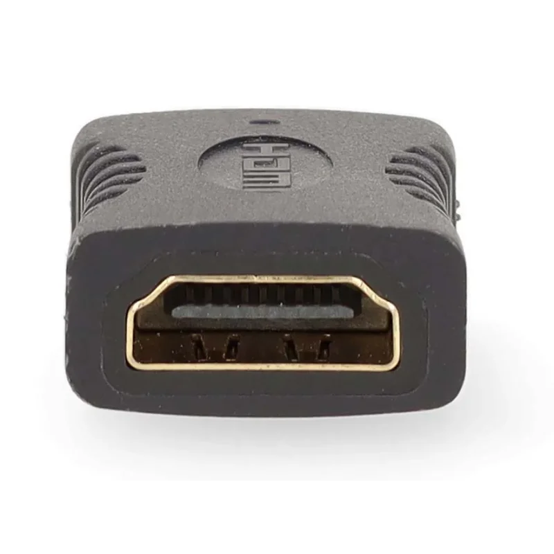 Adaptateur HDMI Nedis Femelle vers Femelle Plaqué or / Noir