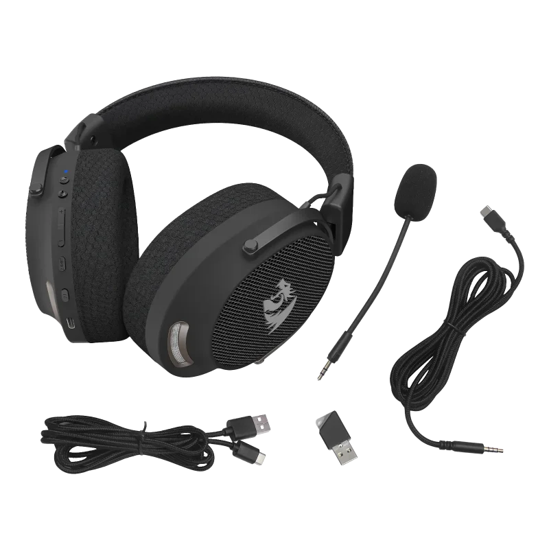 Casque Gaming sans fil Redragon H858 Arrow Pro Carbon - Redragon - photo 6