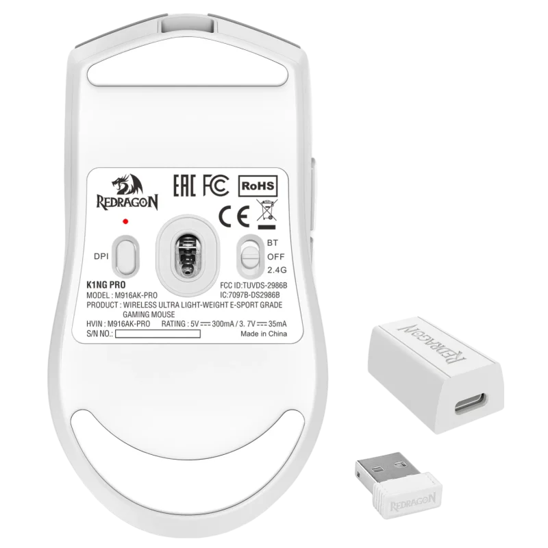 Souris Redragon K1NG PRO M916AK-PRO / Blanc - Redragon - photo 7