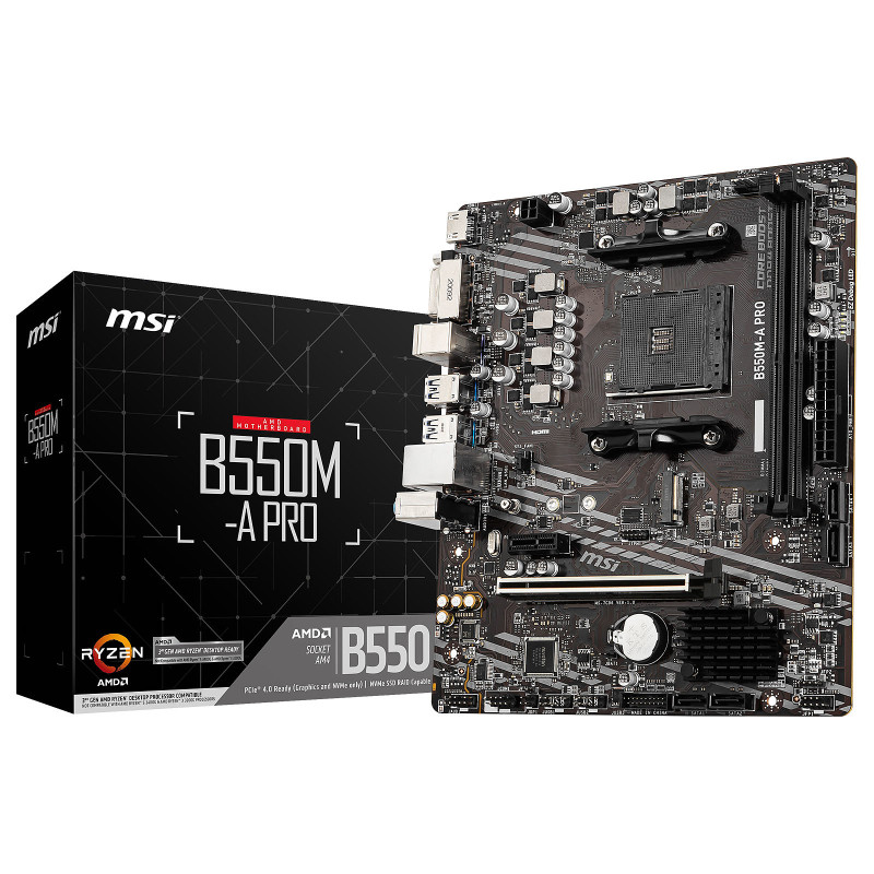 Carte mère MSI B550M-A-PRO - MSI - photo 1