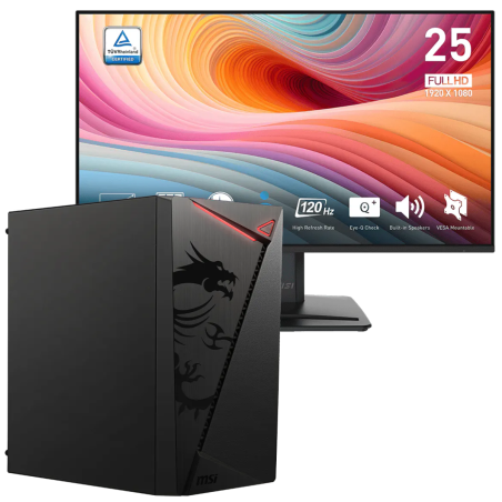Pc de bureau Gamer LITE / i5-12600K / 16 Go Avec Écran MSI PRO MP251E2 24.5" Full HD IPS / 120 Hz / Avec Haut-parleurs - MSI - photo 5