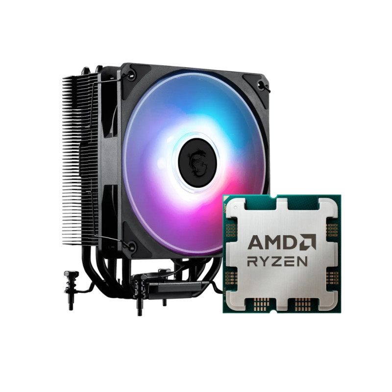 Pack: Processeur AMD Ryzen 5 5500GT + Watercooling MSI MAG COREFROZR AA13 - MSI - photo 1