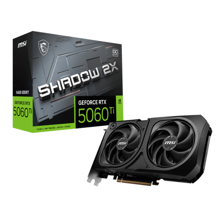 Carte graphique MSI GeForce RTX 5060 Ti SHADOW 2X OC PLUS Bulk / 16 Go GDDR7 - MSI - photo 7