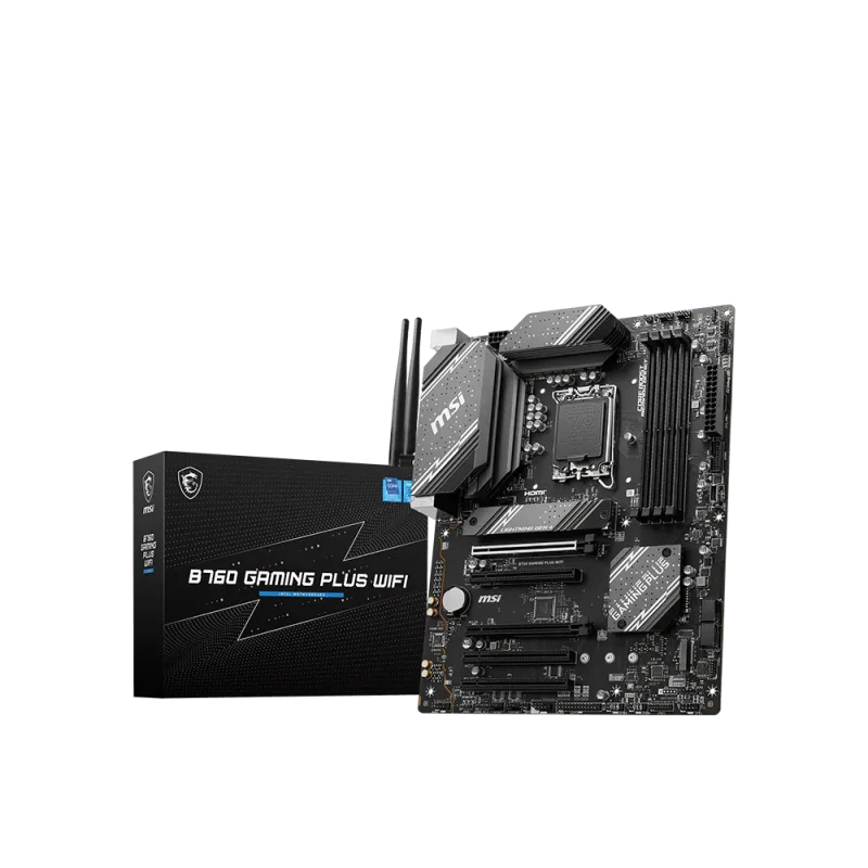 Carte mère MSI B760 GAMING PLUS WIFI / ATX / LGA 1700 / DDR5
