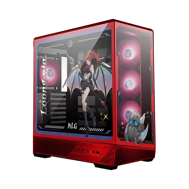 Boîtier Gaming Moyen Tour MSI PANO 130R ÉDITION MLG / ATX / ARGB / Rouge - MSI - photo 2