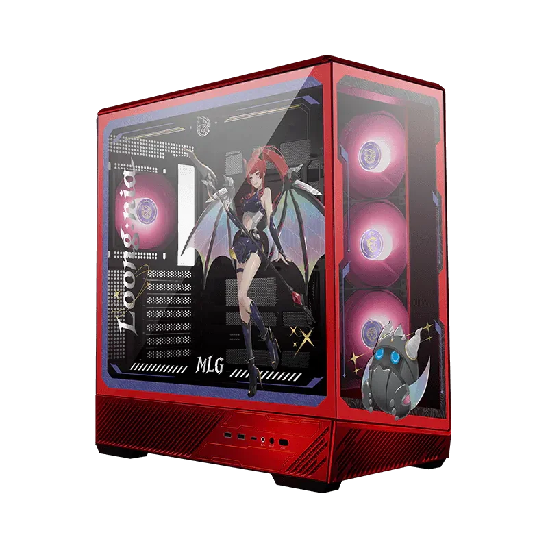 Boîtier Gaming Moyen Tour MSI PANO 130R ÉDITION MLG / ATX / ARGB / Rouge - MSI - photo 2