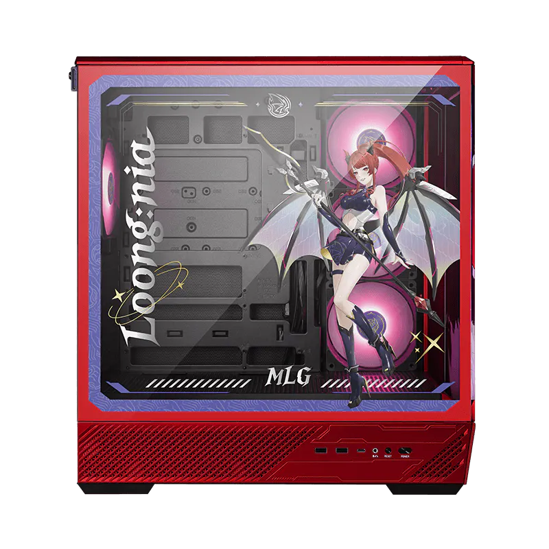 Boîtier Gaming Moyen Tour MSI PANO 130R ÉDITION MLG / ATX / ARGB / Rouge - MSI - photo 3