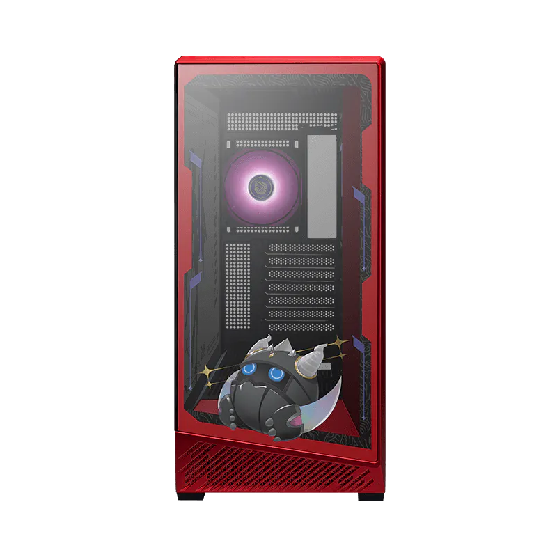 Boîtier Gaming Moyen Tour MSI PANO 130R ÉDITION MLG / ATX / ARGB / Rouge - MSI - photo 4