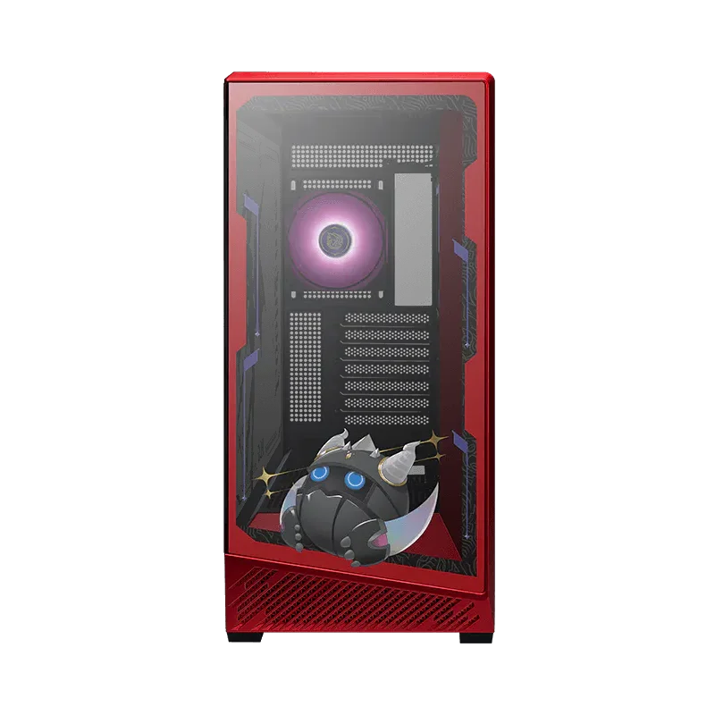 Boîtier Gaming Moyen Tour MSI PANO 130R ÉDITION MLG / ATX / ARGB / Rouge - MSI - photo 4